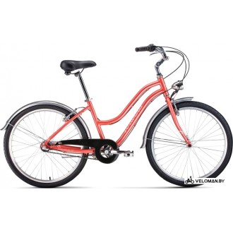 Велосипед городской Forward Evia Air 26 2.0 2020 (красный)