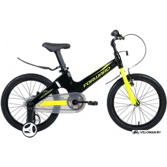 Детский велосипед Forward Cosmo 18 2020 (черный/желтый)