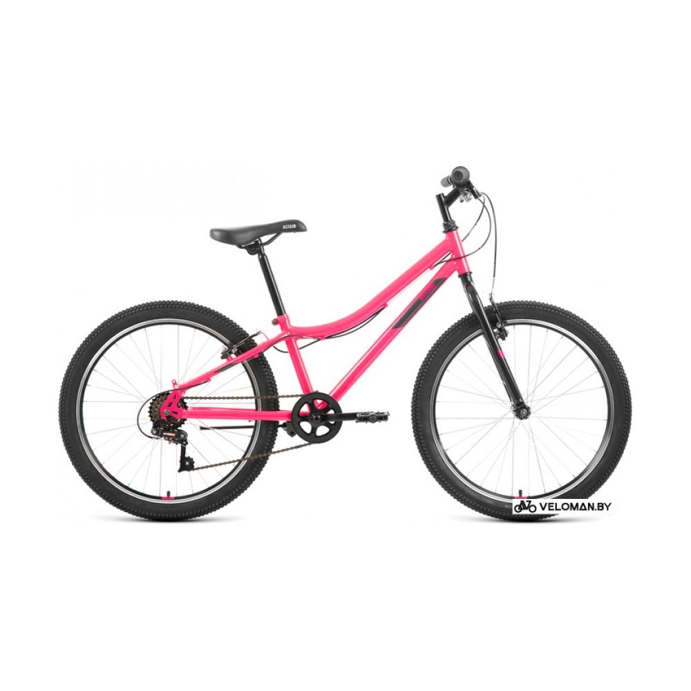 Велосипед Altair MTB HT 24 1.0 2022 (розовый/серый)