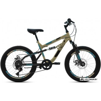 Детский велосипед Altair MTB FS 20 disc 2021 (бежевый)