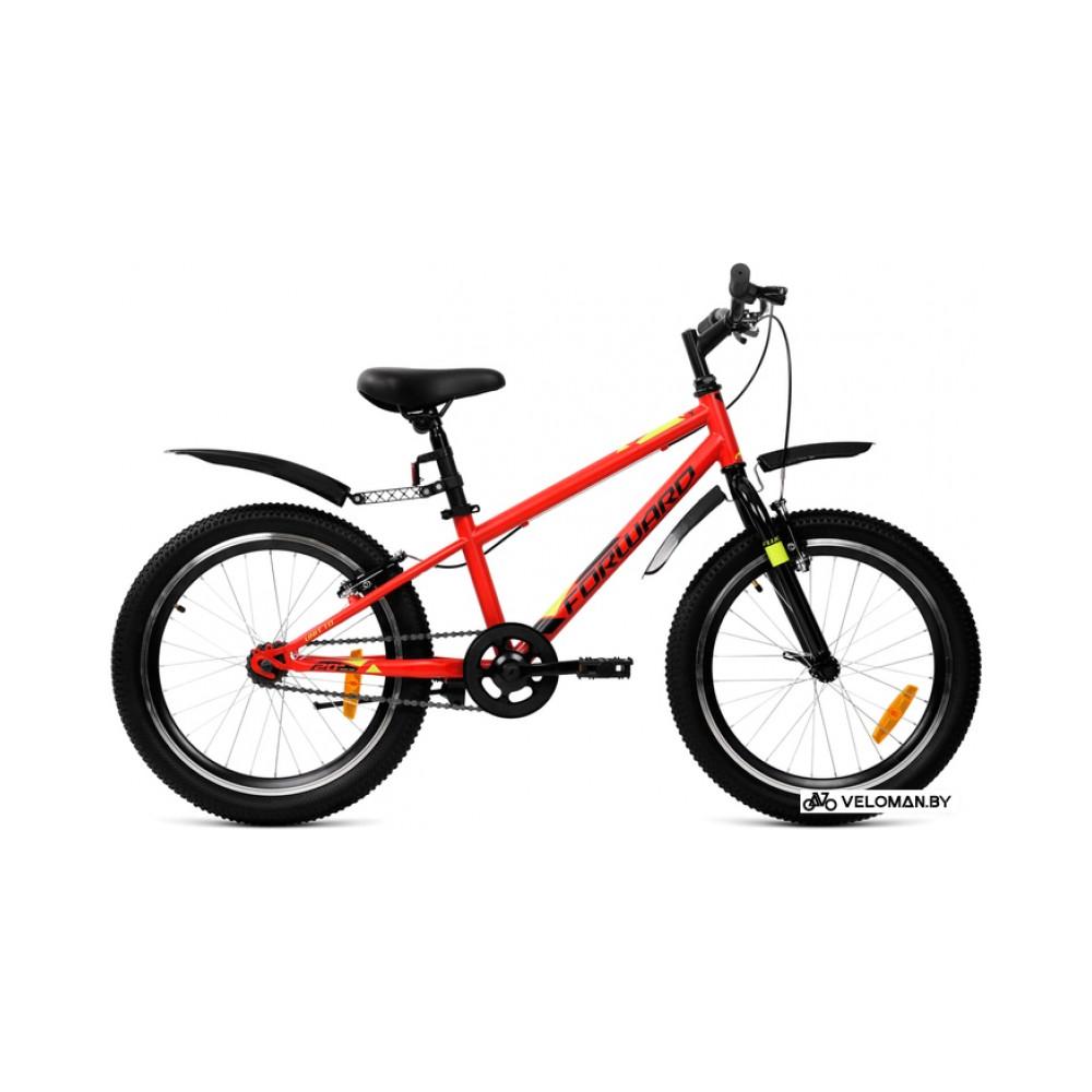 Детский велосипед Forward Unit 20 1.0 2022 (красный матовый)