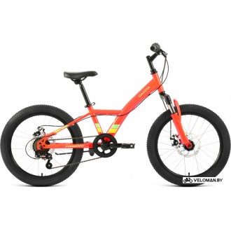 Детский велосипед Forward Dakota 20 2.0 D 2022 (красный/желтый)