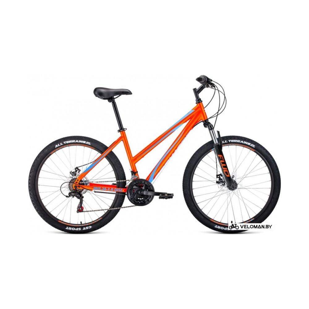 Велосипед горный Forward Iris 26 2.0 disc 2021 (оранжевый)