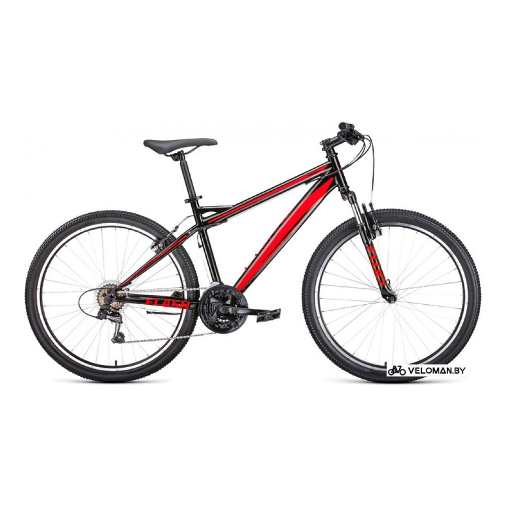 Велосипед Forward Flash 26 1.0 р.15 2022 (черный/красный)