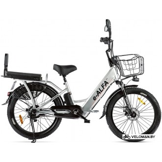 Электровелосипед городской Eltreco Green City E-Alfa Fat (серый)