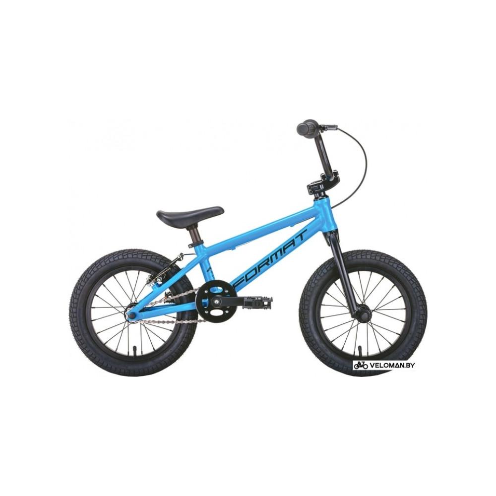 Детский велосипед Format Kids BMX 14 (голубой, 2020)