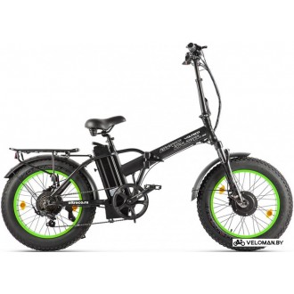 Электровелосипед Volteco Bad Dual New (черный/зеленый)