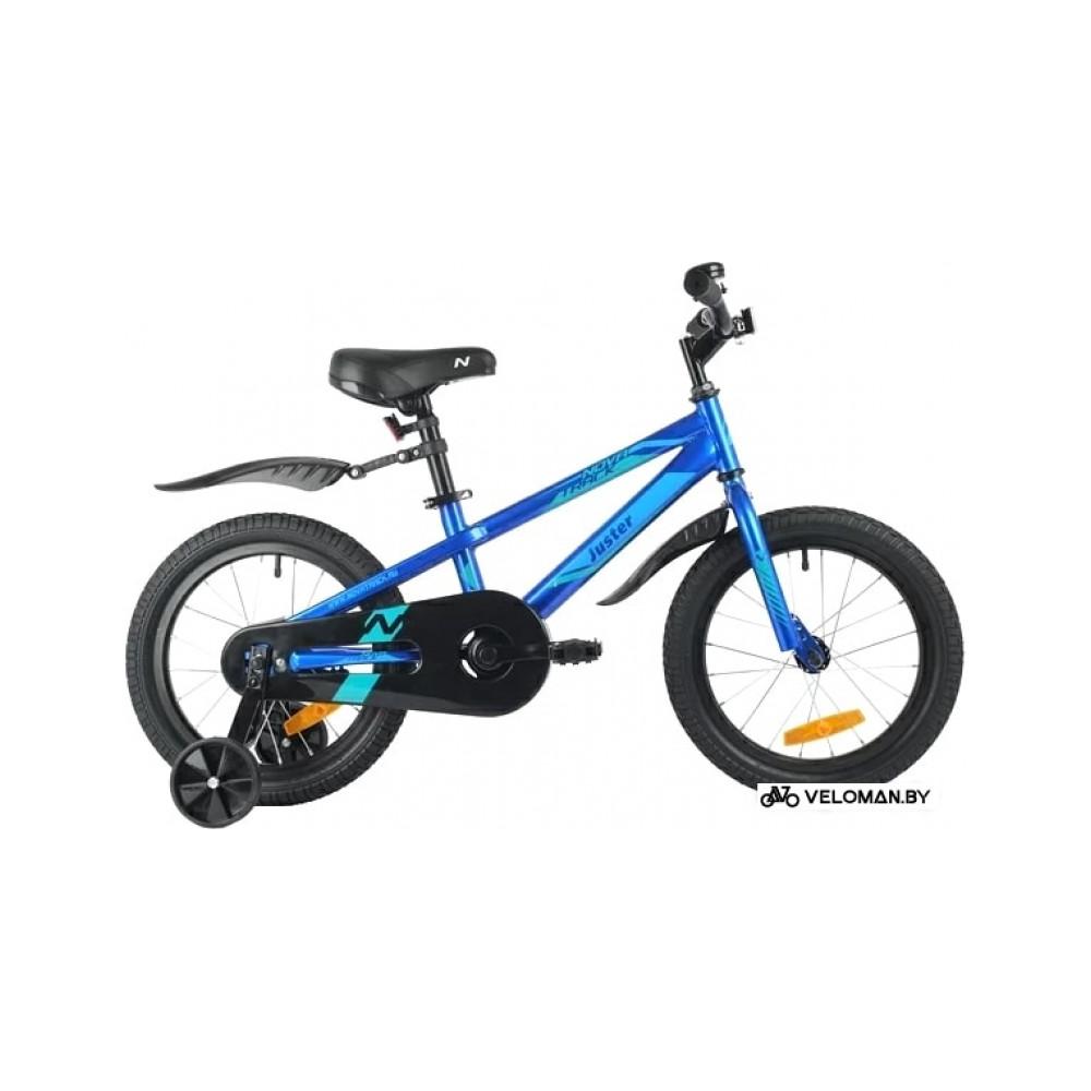 Детский велосипед Novatrack Juster 16 2021 165JUSTER.BL21 (синий)