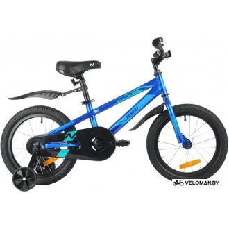 Детский велосипед Novatrack Juster 16 2021 165JUSTER.BL21 (синий)