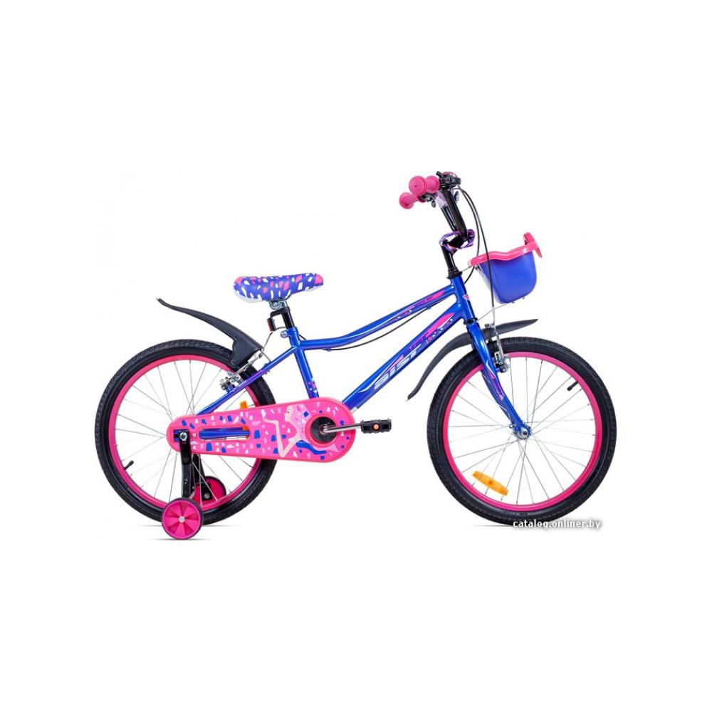 Детский велосипед AIST Wiki 20 (фиолетовый, 2016)