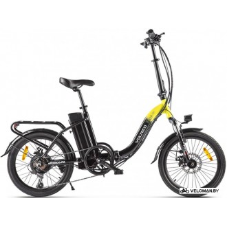 Электровелосипед городской Volteco Flex Up! (черный/желтый)