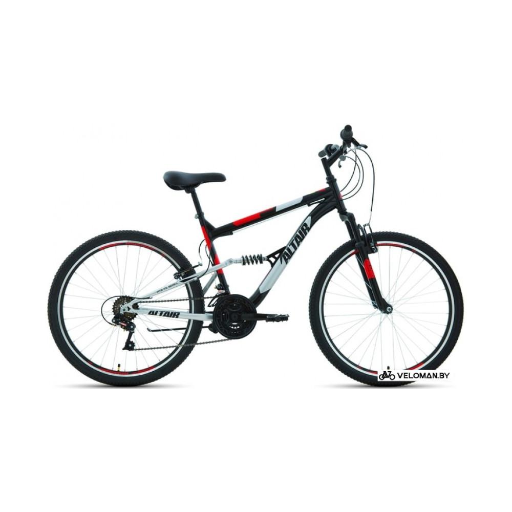 Велосипед Altair MTB FS 26 1.0 р.18 2021 (черный/красный)