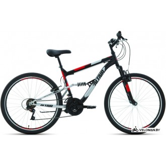 Велосипед Altair MTB FS 26 1.0 р.16 2021 (черный/красный)