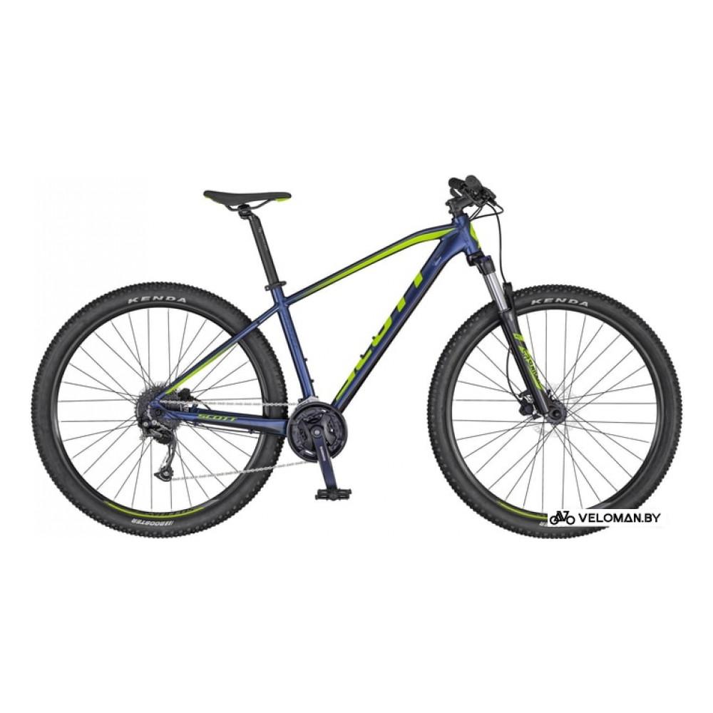 Велосипед Scott Aspect 750 M 2020 (темно-синий/зеленый)