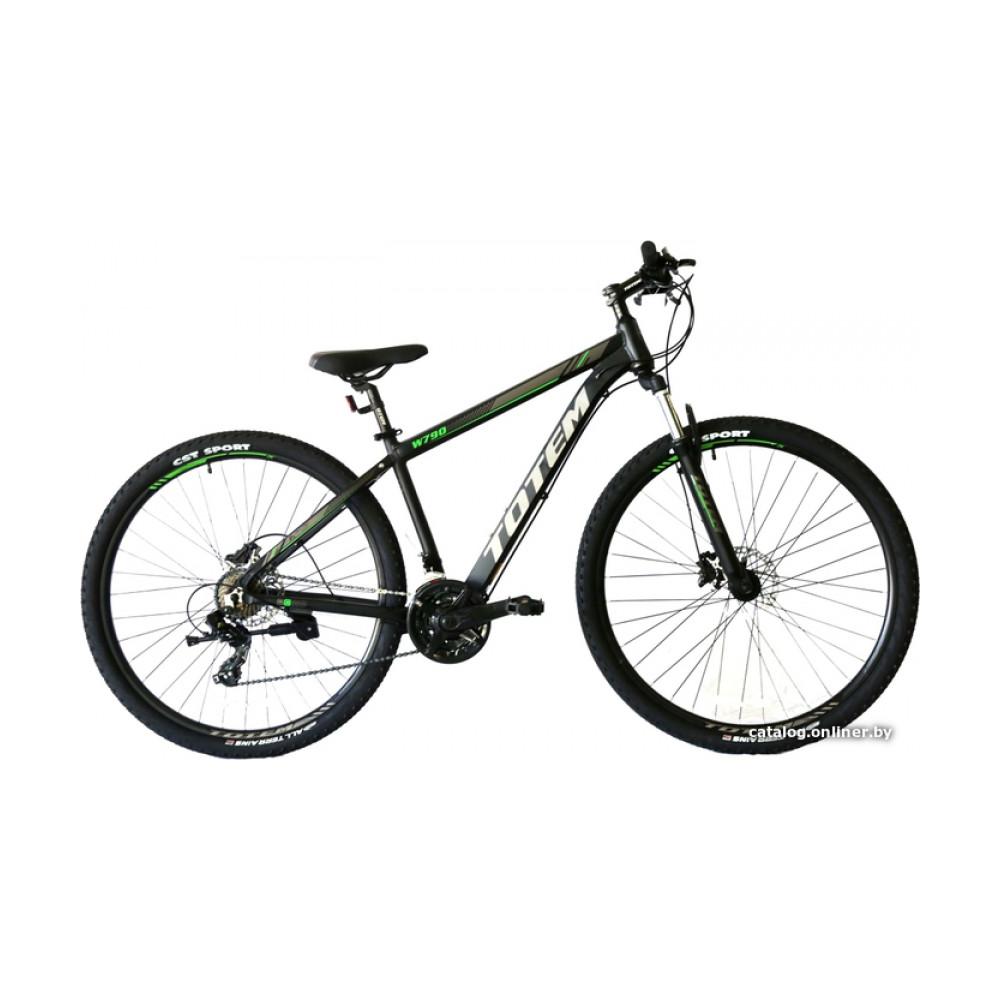 Велосипед горный Totem W790 27.5 р.17 2021 (черный/белый)
