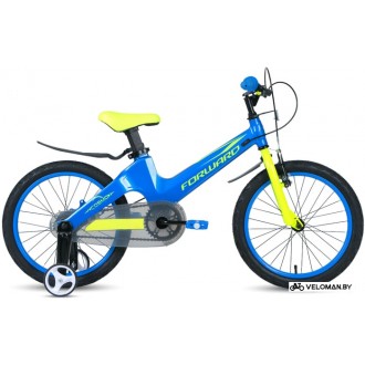 Детский велосипед Forward Cosmo 18 2.0 2020 (синий/желтый)