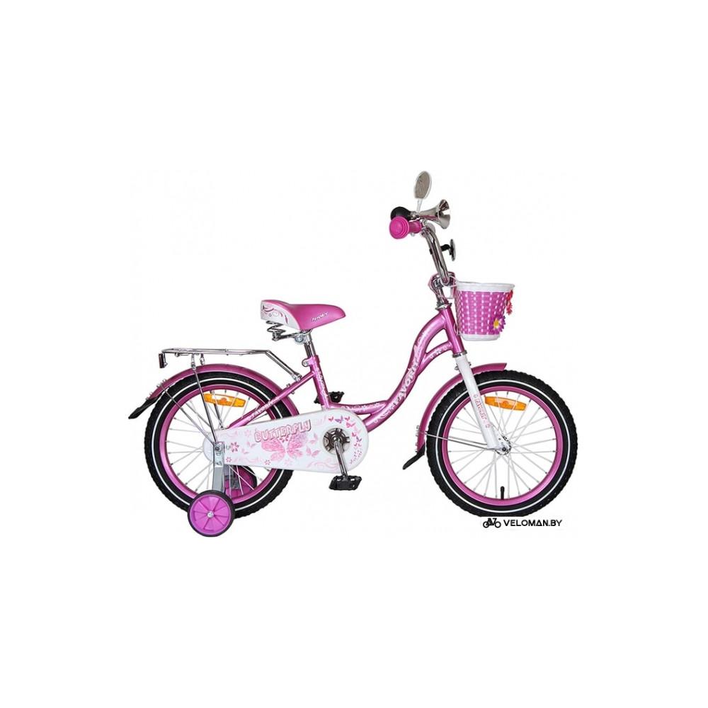 Детский велосипед Favorit Butterfly 16 (розовый/белый, 2019)