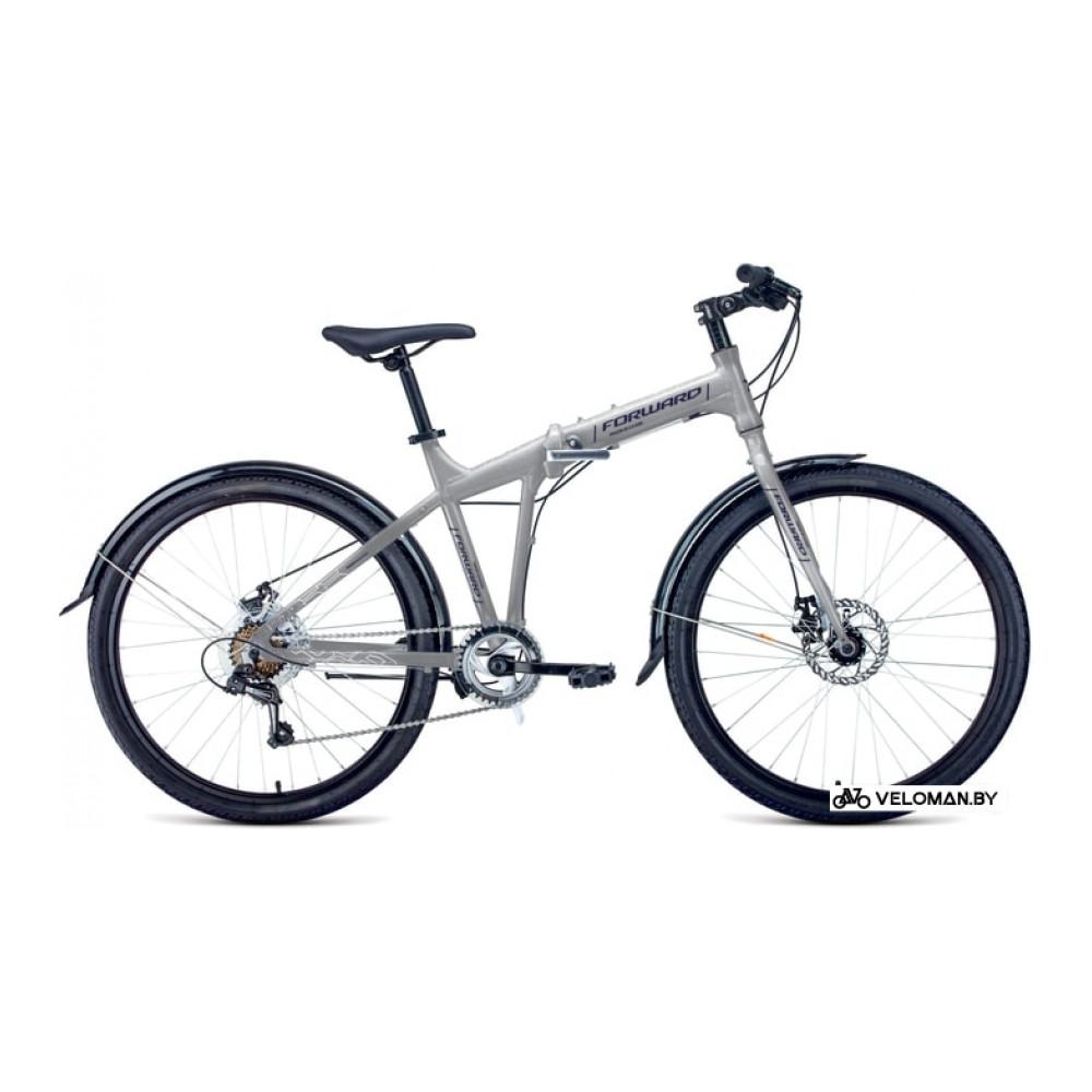 Велосипед Forward Tracer 26 2.0 disc р.19 2020 (серый)