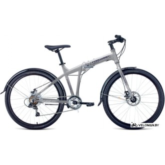 Велосипед Forward Tracer 26 2.0 disc р.19 2020 (серый)