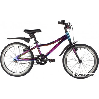 Детский велосипед Novatrack Katrina V 20 2022 207AKATRINA1V.GVL22 (фиолетовый металлик)