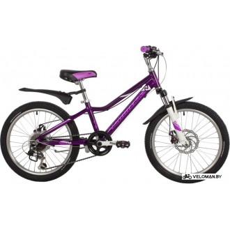 Детский велосипед Novatrack Novara 6.V 20 2022 20AH6D.NOVARA.VL22 (фиолетовый)