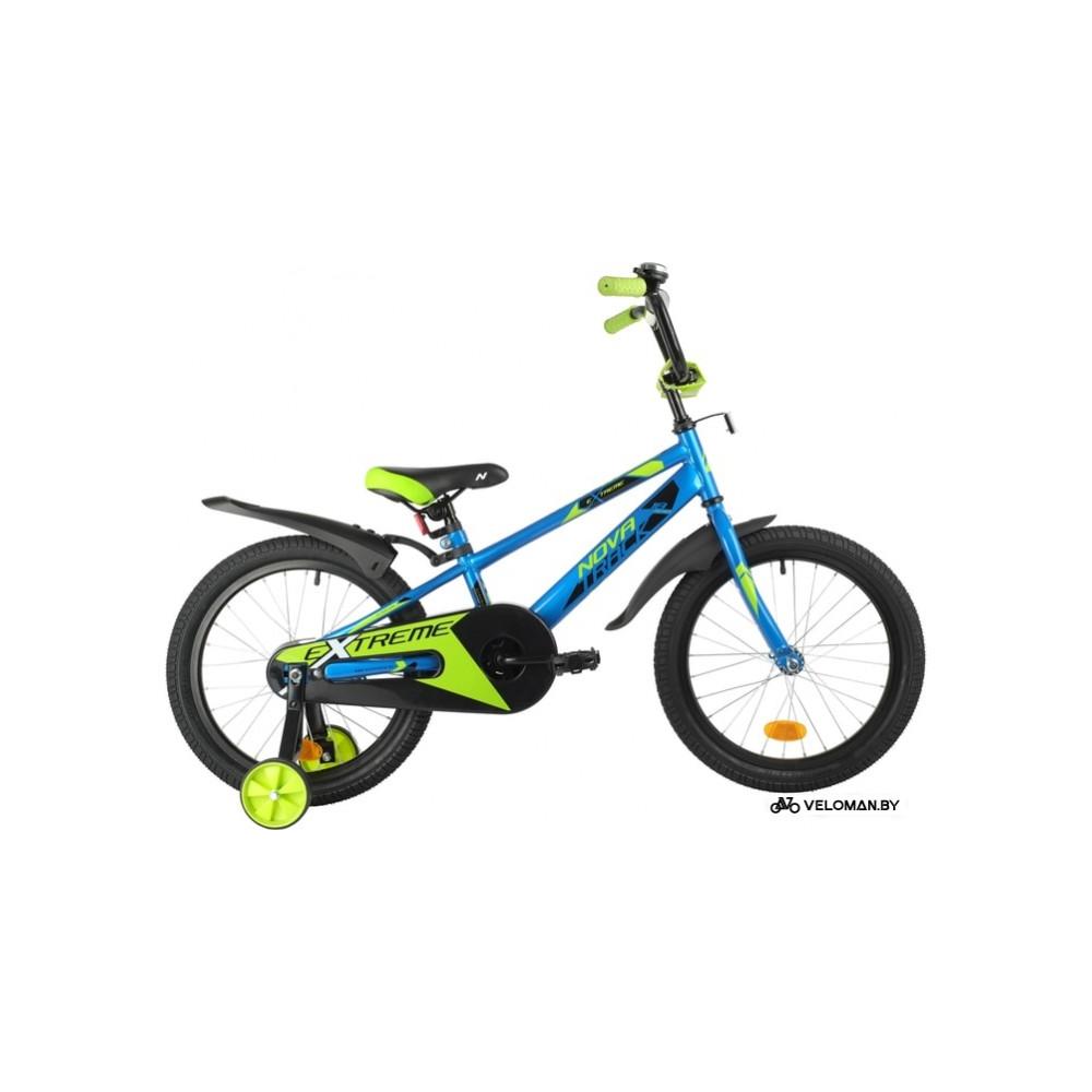 Детский велосипед Novatrack Extreme 18 2021 183EXTREME.BL21 (синий)