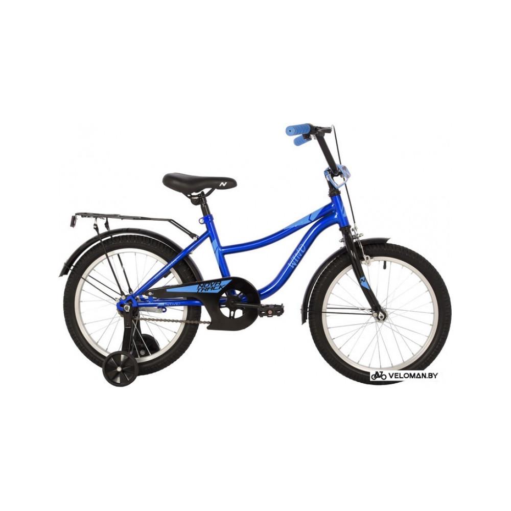 Детский велосипед Novatrack Wind boy 18 2022 183WIND.BL22 (синий)