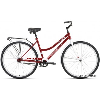 Велосипед городской Altair City 28 low 2022 (темно-красный/белый)