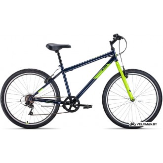 Велосипед Altair MTB HT 26 1.0 р.17 2022 (темно-синий/зеленый)