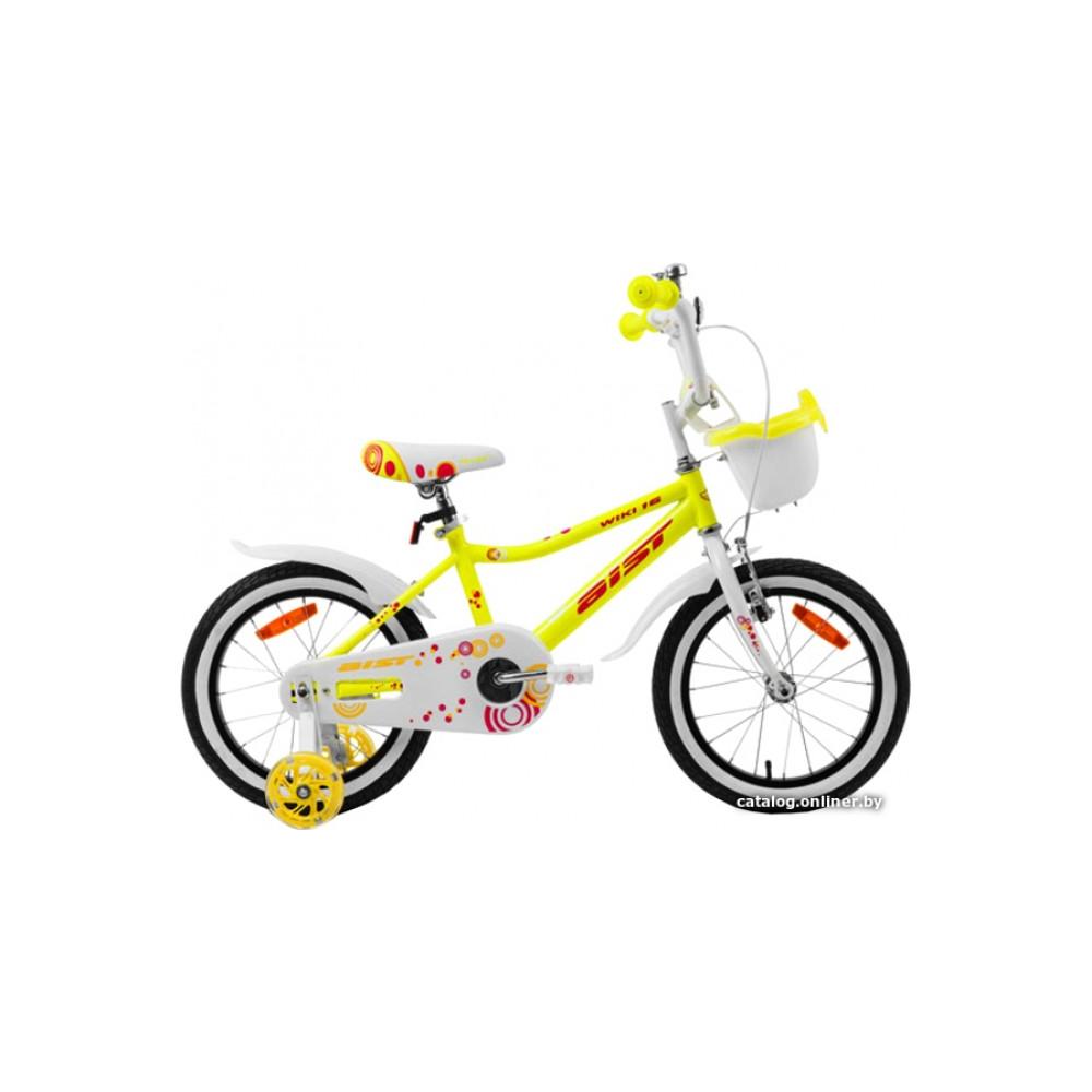 Детский велосипед AIST Wiki 18 2021 (желтый)