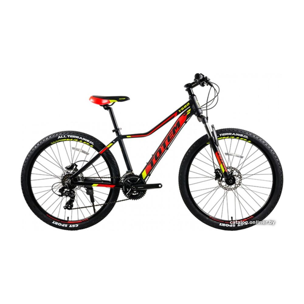Велосипед Totem Y680L 26 2021 (черный/красный)