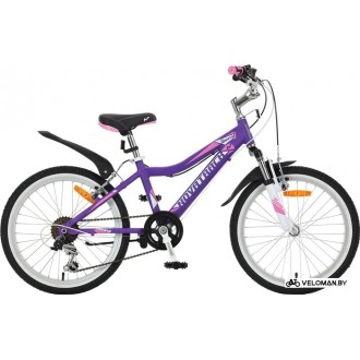 Детский велосипед Novatrack Novara 20 (фиолетовый)