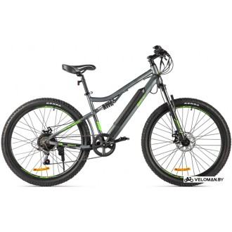 Электровелосипед горный Eltreco Walter 2022 (серый/зеленый)