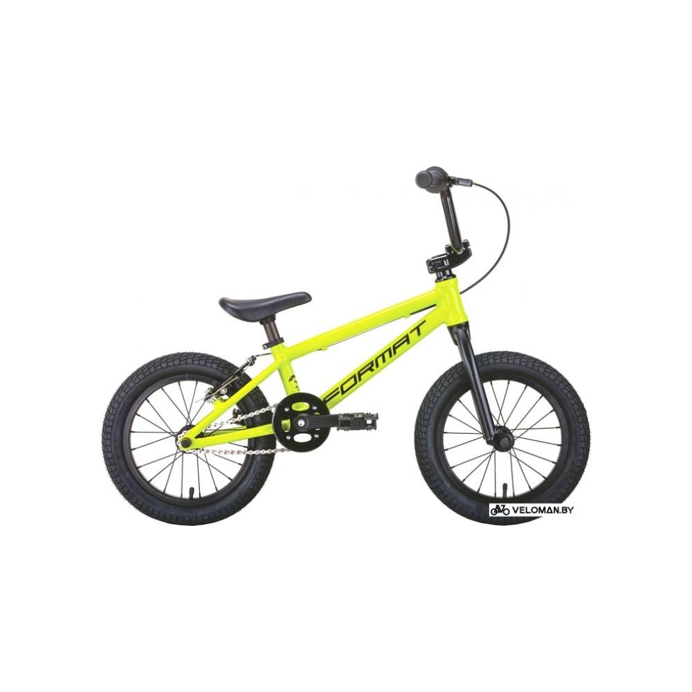 Детский велосипед Format Kids BMX 14 (желтый, 2020)
