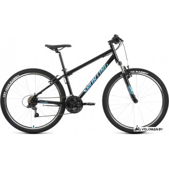 Велосипед горный Forward Sporting 27.5 1.0 р.19 2022 (черный/бирюзовый)