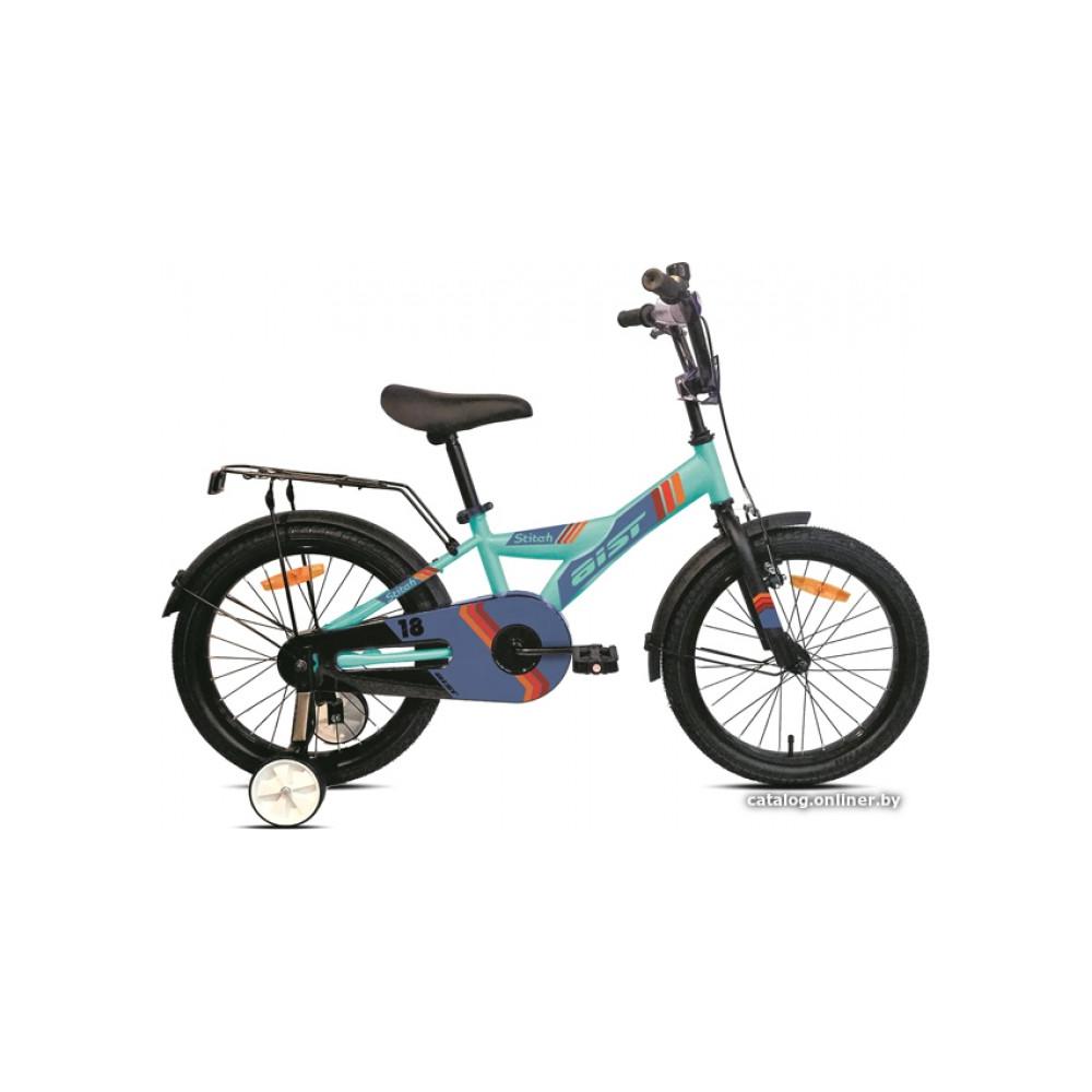 Детский велосипед AIST Stitch 16 2021 (бирюзовый)