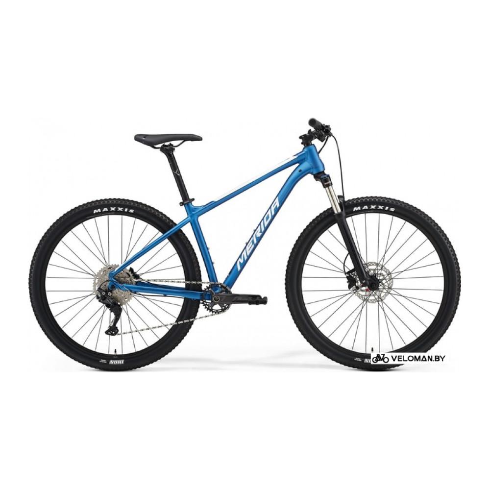 Велосипед Merida Big.Nine 200 M 2021 (матовый синий/белый)