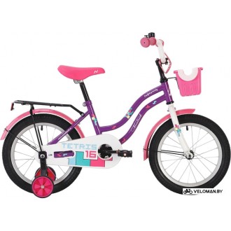 Детский велосипед Novatrack Tetris 12 2020 121TETRIS.VL20 (фиолетовый/белый)