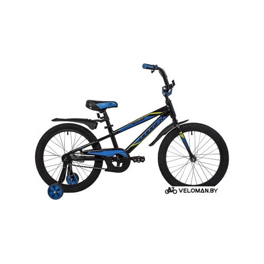Детский велосипед Novatrack Dodger 20 2022 205ADODGER.BK22 (черный)