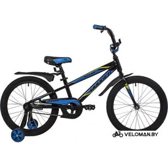 Детский велосипед Novatrack Dodger 20 2022 205ADODGER.BK22 (черный)