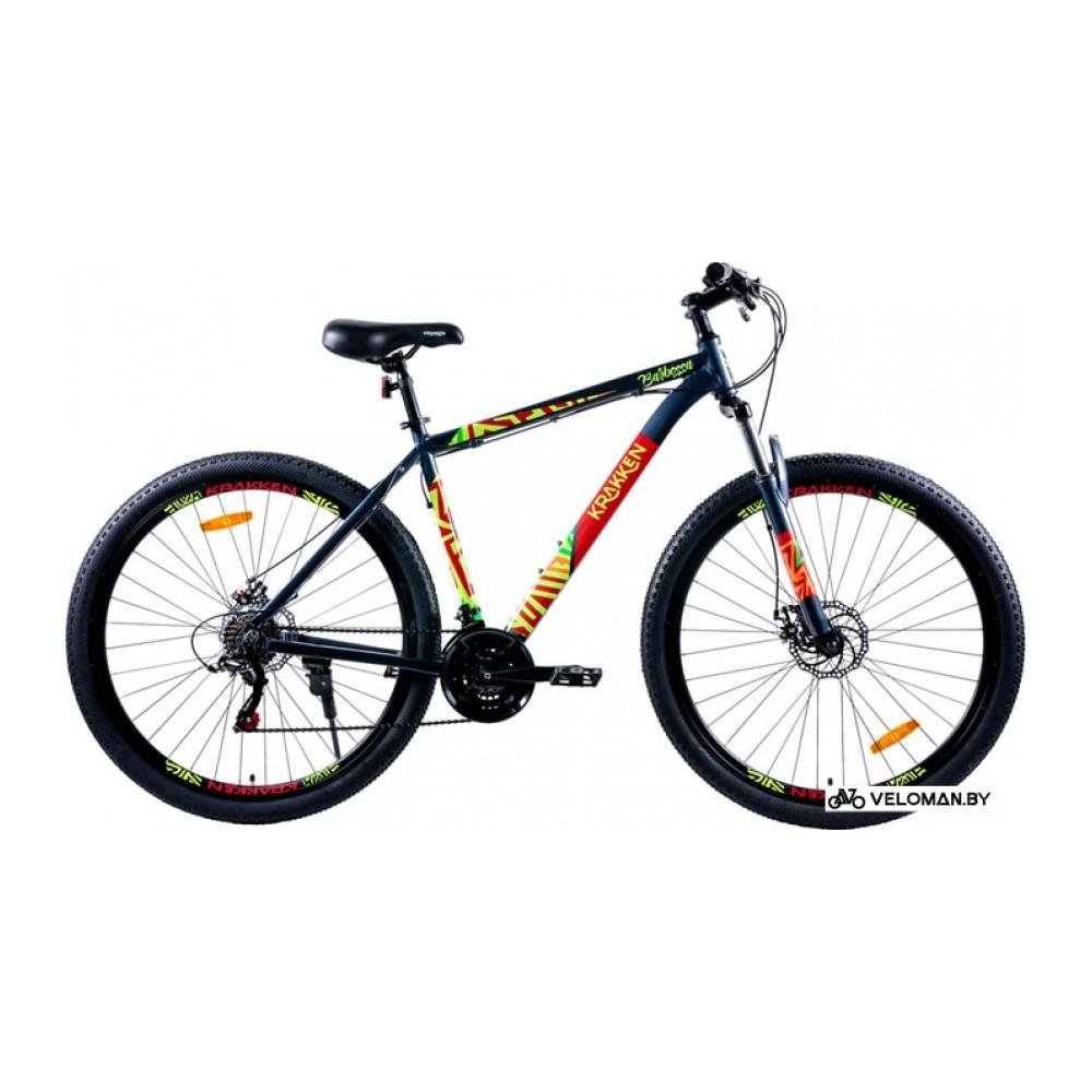 Велосипед Krakken Barbossa 29 р.18 2021 (серый/красный)