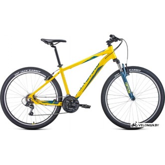 Велосипед Forward Apache 27.5 1.0 р.17 2021 (желтый)