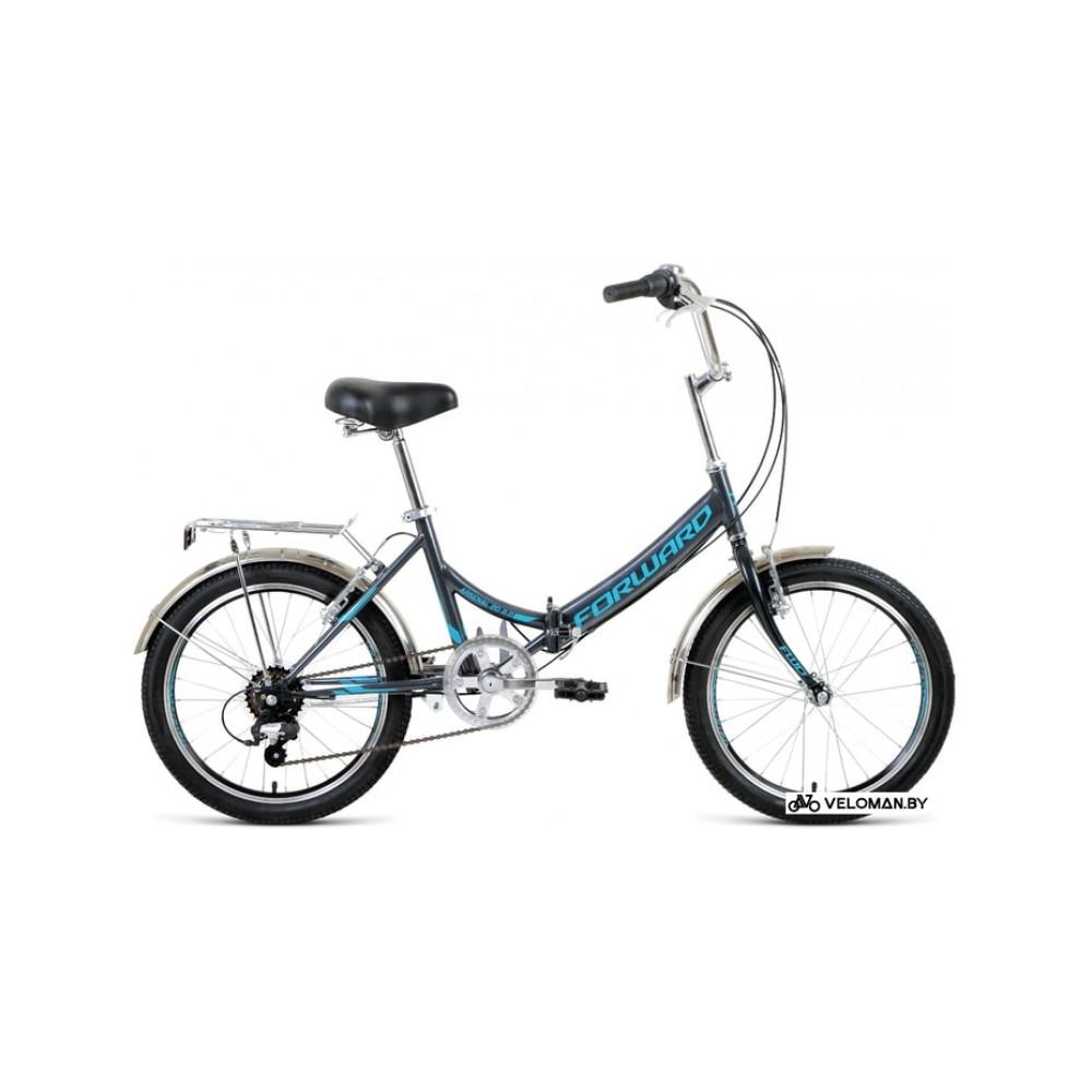 Велосипед Forward Arsenal 20 2.0 р.14 2021 (серый/синий)