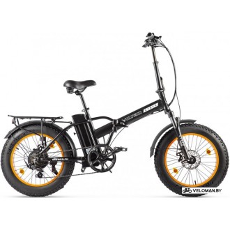 Электровелосипед городской Volteco Cyber (черный/оранжевый)