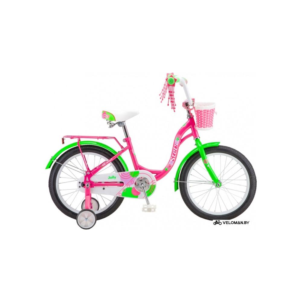 Детский велосипед Stels Jolly 18 V010 (розовый/салатовый, 2019)
