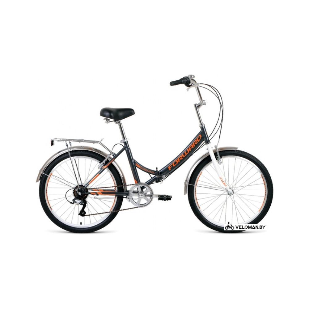 Велосипед Forward Valencia 24 2.0 2021 (серый)