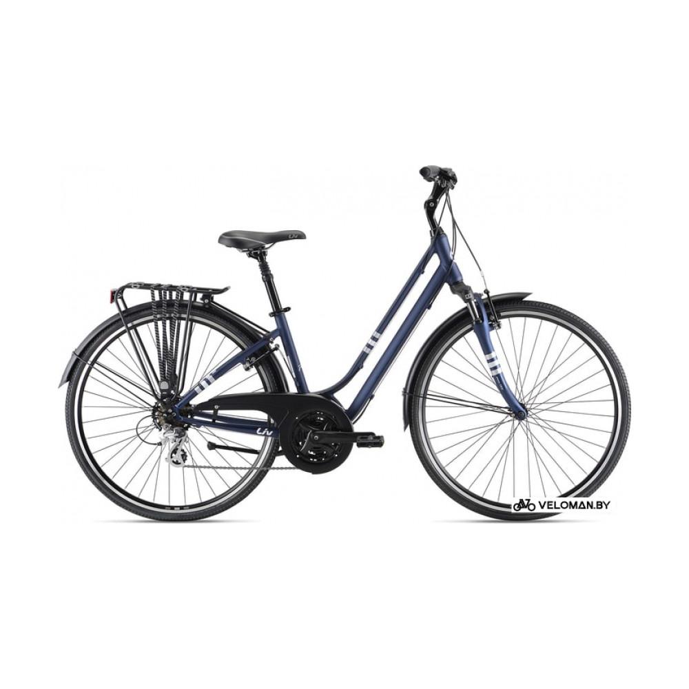 Велосипед городской Giant Liv Flourish FS 2 S 2021 (синий)