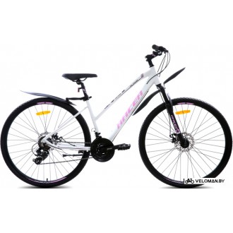Велосипед гибридный Racer Alpina Lady 2022 (белый)