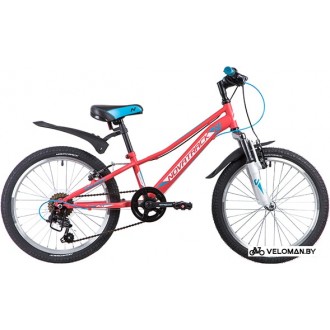 Детский велосипед Novatrack Valiant 20 (красный/белый, 2019)