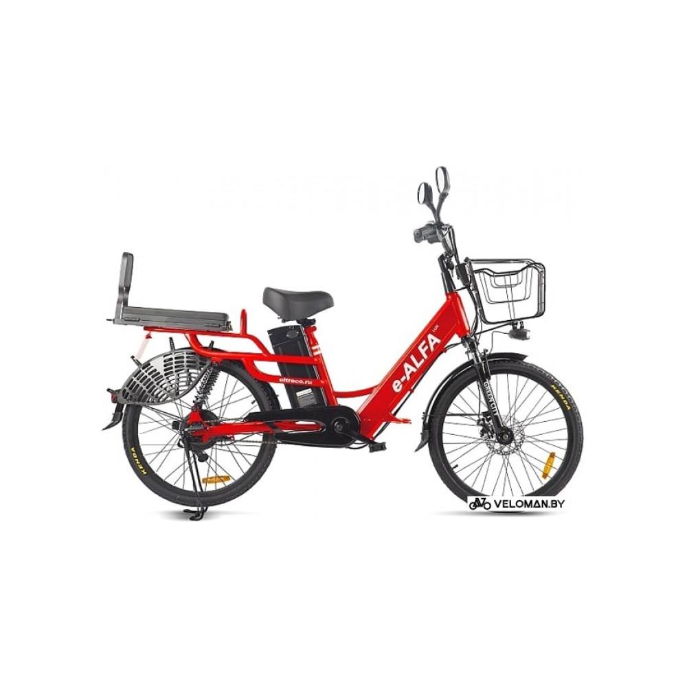 Электровелосипед городской Eltreco Green City E-Alfa Lux 2021 (красный)